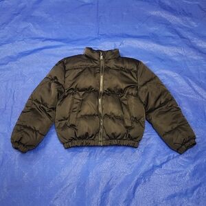 Wonder Nation Black Puffer Jacket for Kids